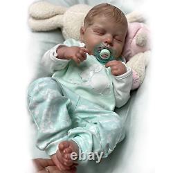 19 Baby Reborn Doll Soft Full Body Silicone Newborn Real Lifelike Toddler Toys