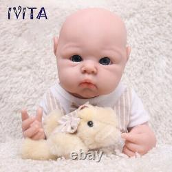 19 Chubby Baby Boy Full Body Silicone Lifelike Reborn Baby Doll Xmas Gifts