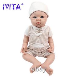 19 Chubby Baby Boy Full Body Silicone Lifelike Reborn Baby Doll Xmas Gifts