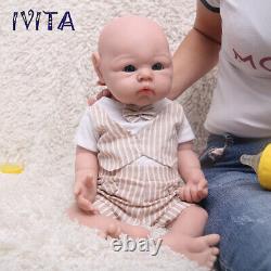 19 Chubby Baby Boy Full Body Silicone Lifelike Reborn Baby Doll Xmas Gifts