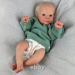 19 Felicia Reborn Baby Doll Handmade Realistic Soft Touch Birthday Gift for Kid 19 Felicia Reborn Baby Doll Handmade Realistic Soft Touch Birthday Gift for Kid