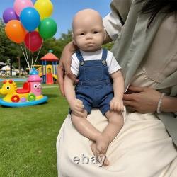 19 Full Body Silicone Reborn Baby Boy Doll 7.16lb Realistic for Kids Age 3+