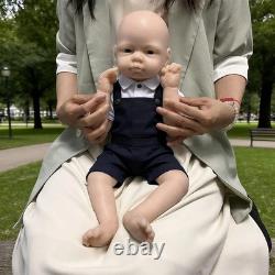 19 Full Body Silicone Reborn Baby Boy Doll 7.16lb Realistic for Kids Age 3+