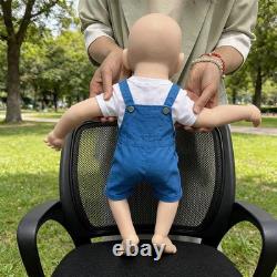 19 Full Body Silicone Reborn Baby Boy Doll 7.16lb Realistic for Kids Age 3+