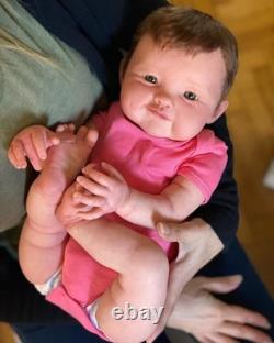 19 Fully Assembled Newborn Baby Doll Realistic Reborn Boy Girl Rooted Hair Toys