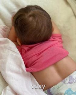 19 Fully Assembled Newborn Baby Doll Realistic Reborn Boy Girl Rooted Hair Toys