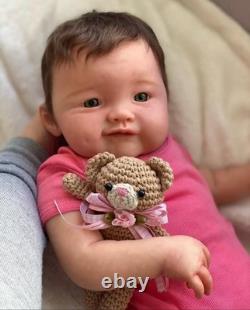 19 Fully Assembled Newborn Baby Doll Realistic Reborn Boy Girl Rooted Hair Toys