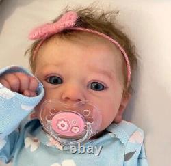 19 Inch Lifelike Vinyl Handmade Reborn Baby Dolls Felicia Real Newborn Doll