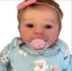 19 Inch Lifelike Vinyl Handmade Reborn Baby Dolls Felicia Real Newborn Doll