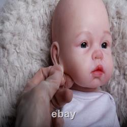 19 Inch Reborn Baby Doll Silicone Full Body Boy Realistic Newborn Doll, Gift Toy
