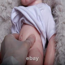 19 Inch Reborn Baby Doll Silicone Full Body Boy Realistic Newborn Doll, Gift Toy