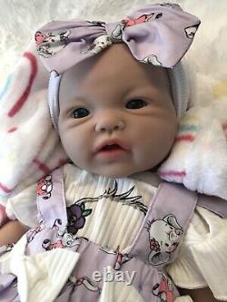 19 Inch Silicon Reborn Baby Girl Doll 7 Lbs Soft Newborn Floppy Lifelike Squishy
