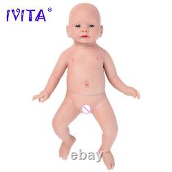 19 Lifelike Full Body Silicone Reborn Baby Waterproof Doll Kids Playmate Toys