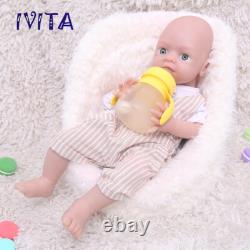 19''Lifelike Newborn Boy Doll Soft Full Body Silicone Reborn Baby Real Touch