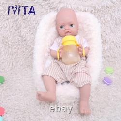 19''Lifelike Newborn Boy Doll Soft Full Body Silicone Reborn Baby Real Touch