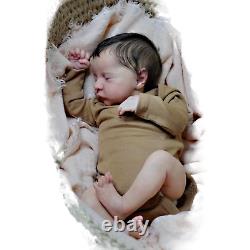 19'' Reborn Baby Doll Soft Silicone Full Body Newborn Real Lifelike Toddler Gift