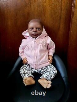 19 Reborn Baby Dolls Black Realistic Newborn African American Reborn Doll