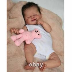 19 Reborn Baby Dolls Finished Doll Newborn Sleeping Girl Doll Handmade 3D Skin
