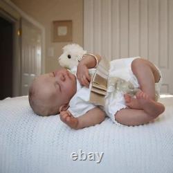 19 Silicone Body Doll Reborn Baby Pacifier Doll 2.2 lbs boy