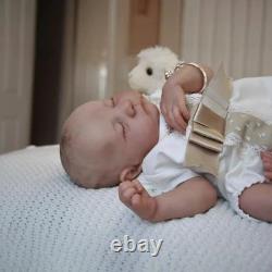 19 Silicone Body Doll Reborn Baby Pacifier Doll 2.2 lbs boy