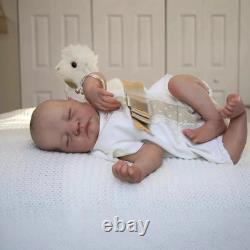 19 Silicone Body Doll Reborn Baby Pacifier Doll 2.2 lbs boy