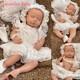 19'' solid silicone doll silicone reborn doll silicone girl doll toys gifts