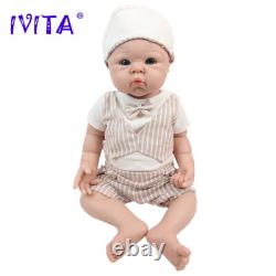 19Cute Chubby Baby Boy or Girl Full Body Silicone Doll Reborn Baby Gifts