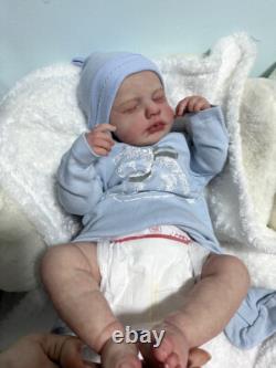 19In Weighted Limbs Realistic Reborn Baby Doll Loulou Newborn Boy Girl Handmade