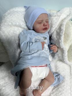 19In Weighted Limbs Realistic Reborn Baby Doll Loulou Newborn Boy Girl Handmade