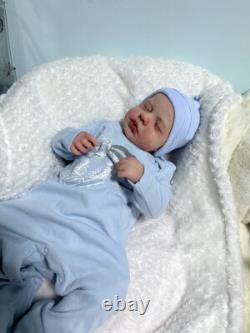 19In Weighted Limbs Realistic Reborn Baby Doll Loulou Newborn Boy Girl Handmade