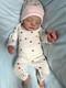 19in Artist Painted Reborn Doll Soft Finished Cloth Body Newborn Alessia Gifts