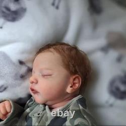 19in Finished Realistic Reborn Baby Doll Newborn Boy Girl Rooted Mohair Toy Gift