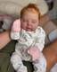 19in Finished Reborn Baby Doll Realistic Newborn Boy Girl Hand-Rooted Mohair Toy