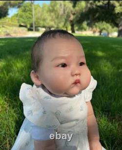 19in Fully Assembled Reborn Baby Dolls Chubby Boy Girl Toddler Toy Gift Art Doll
