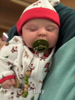 19in Realistic Reborn Baby Dolls Lifelike Newborn Full Body Silicone Vinyl Boy