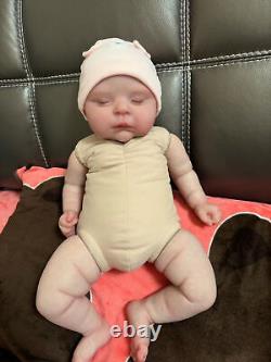 19in Realistic Reborn Baby Dolls Lifelike Newborn Full Body Silicone Vinyl Boy