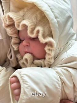 19in Realistic Reborn Baby Dolls Lifelike Newborn Full Body Silicone Vinyl Boy