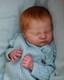 19inch Completed Sleeping Reborn Baby Doll Newborn Boy Girl Rooted Hair Toy Gift