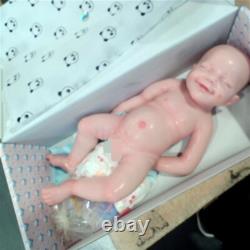 19inch Full Platinum Silicone Reborn Baby Dolls Boy Adorable Lifelike Baby Doll