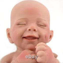 19inch Full Platinum Silicone Reborn Baby Dolls Boy Adorable Lifelike Baby Doll