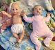 2 Realistic Reborn Baby Dolls Real Soft Silicone Vinyl Newborn Both 17