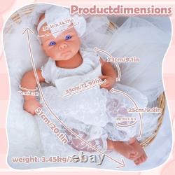 20.1'' solid silicone doll silicone reborn doll silicone girl doll toys gifts