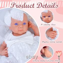 20.1'' solid silicone doll silicone reborn doll silicone girl doll toys gifts