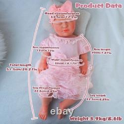 20.27'' Reborn doll, silicone doll, handmade, crafts, children's toys, gifts