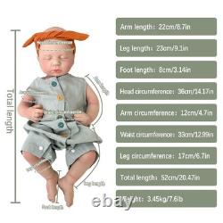 20.47in silicone doll silicone reborn doll Boy doll handmade whshable toys gifts