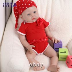 20'' Big Baby Blue Eyes Girl Full Sililcone Baby Doll Lifelike Reborn Baby Doll