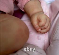 20 Inch Realistic Baby Dolls Girl Toddler, Lifelike Full Soft Vinyl Body Reborn