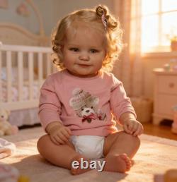 20 Inch Realistic Baby Dolls Girl Toddler, Lifelike Full Soft Vinyl Body Reborn