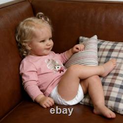 20 Inch Realistic Baby Dolls Girl Toddler, Lifelike Full Soft Vinyl Body Reborn