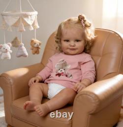 20 Inch Realistic Baby Dolls Girl Toddler, Lifelike Full Soft Vinyl Body Reborn